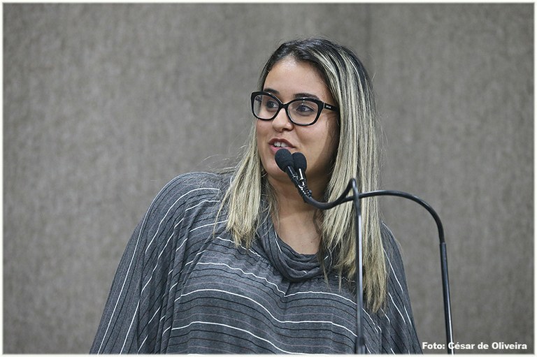 Kitty Lima afirma que foi mal interpretada no pronunciamento na Casa Legislativa