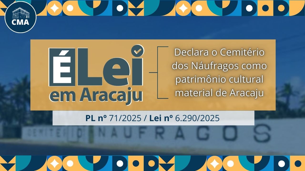 Lei declara o Cemitério dos Náufragos como patrimônio cultural material de Aracaju