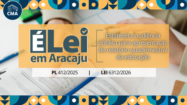 Lei estabelece audiência pública para apresentação de relatório quadrimestral da educação