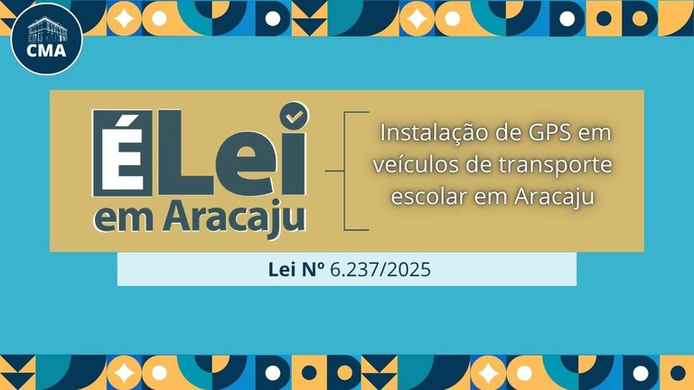 Lei que obriga instalação de GPS em veículos de transporte escolar em Aracaju é sancionada
