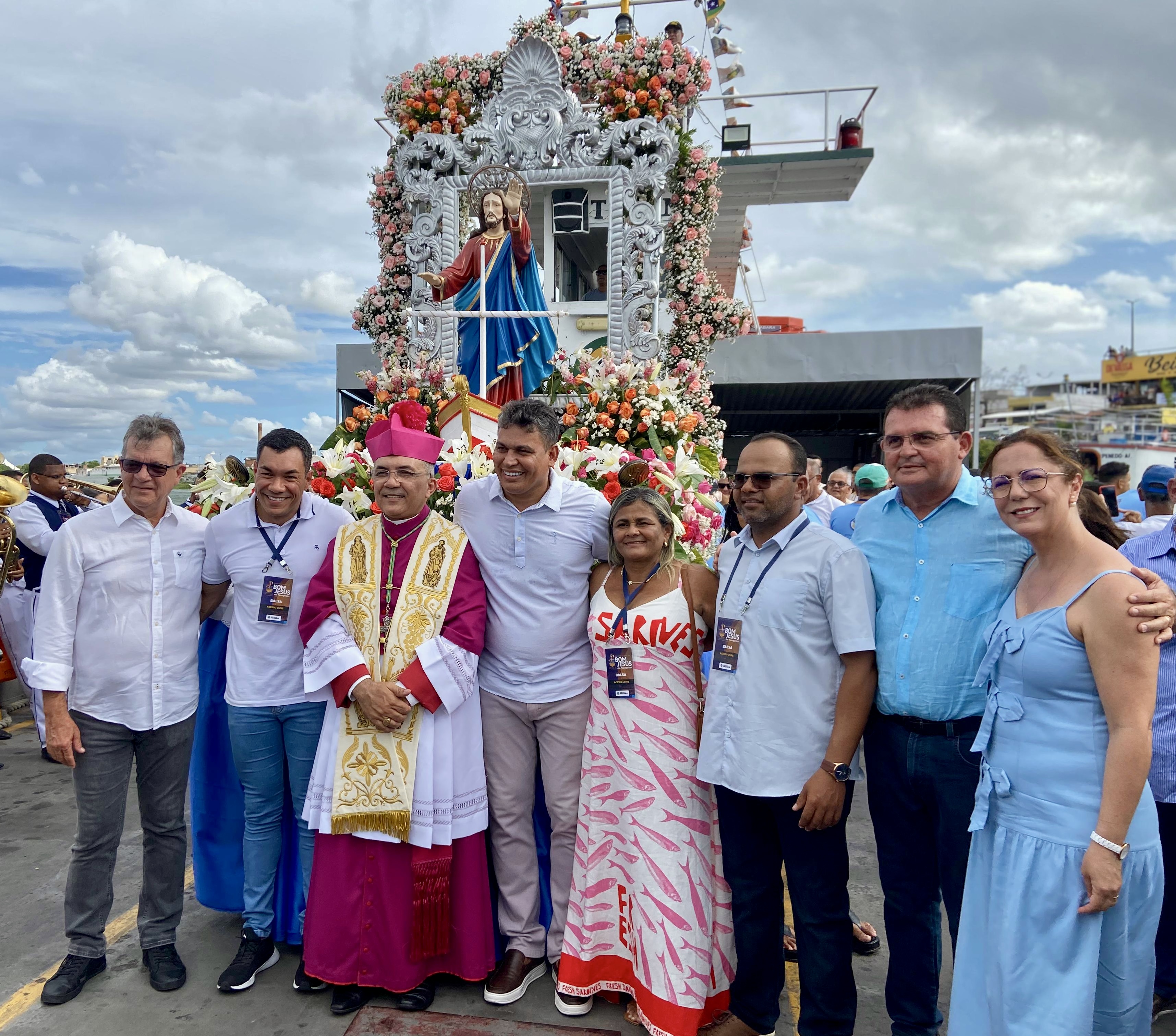 Levi Oliveira participa da 111ª edição da Procissão de Bom Jesus dos Navegantes em Propriá 