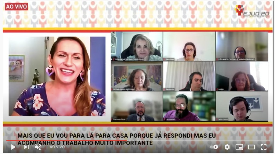 Linda Brasil compõe mesa de debate sobre trabalho escravo promovida pelo TRT 20ª região