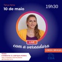 Linda Brasil é a convidada da Live Parlamento Digital