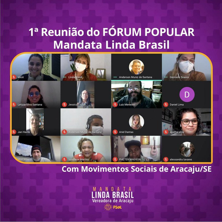 Linda Brasil reúne movimentos sociais em Fórum Popular