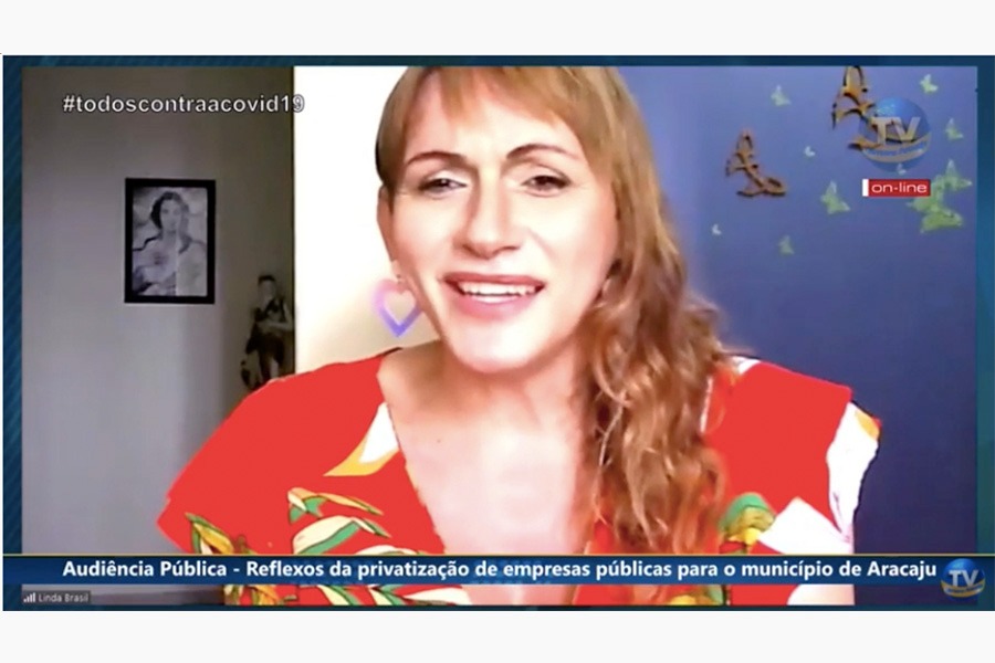 Linda é contrária a privatização e enfatiza a importância da defesa das empresas públicas
