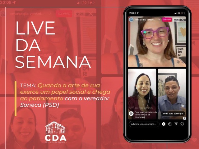 Live Parlamento Digital recebe Palhaço Soneca