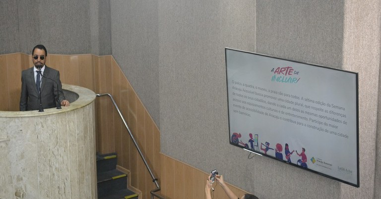 Lucas Aribé lança programação da 7ª Semana Aracaju Acessível