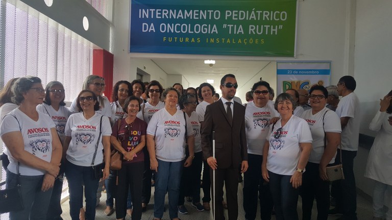 Lucas Aribé prestigia assinatura de Termo do Internamento Pediátrico da Oncologia ‘Tia Ruth’