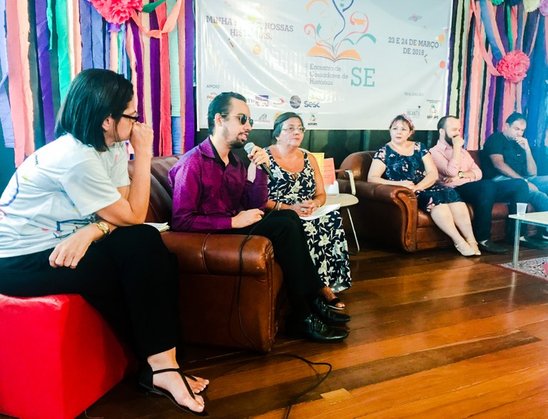 Lucas participa de debate sobre contação inclusiva de histórias
