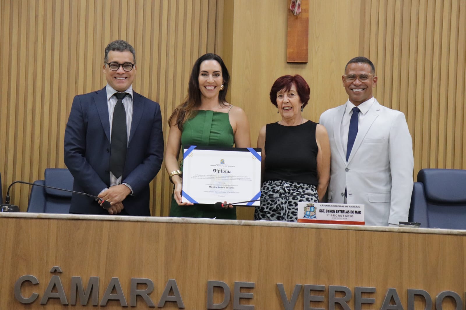Mairim Russo Serafini é a mais nova cidadã aracajuana