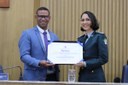 De autoria do vereador Sargento Byron, Major Amanda Freitas recebe título de Cidadã Aracajuana