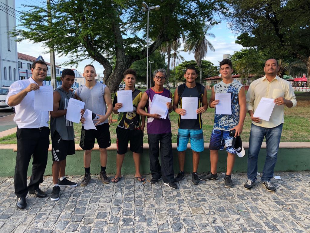 Mandato de Iran Barbosa participa de campanha em favor da reforma da Praça Dom José Thomaz