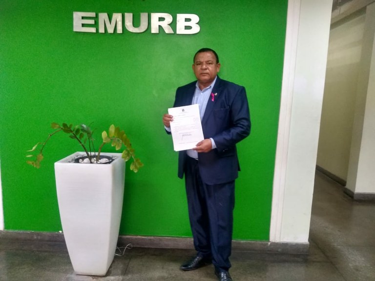 Marivan: Américo protocola ofício na Emurb solicitando pavimentação na Rua Brasil