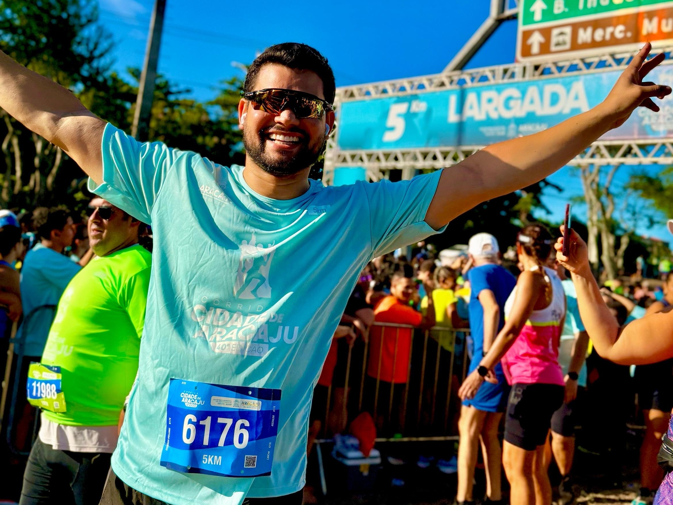 Maurício Maravilha participa da Corrida da Cidade de Aracaju e parabeniza a Prefeitura pela realização do evento 