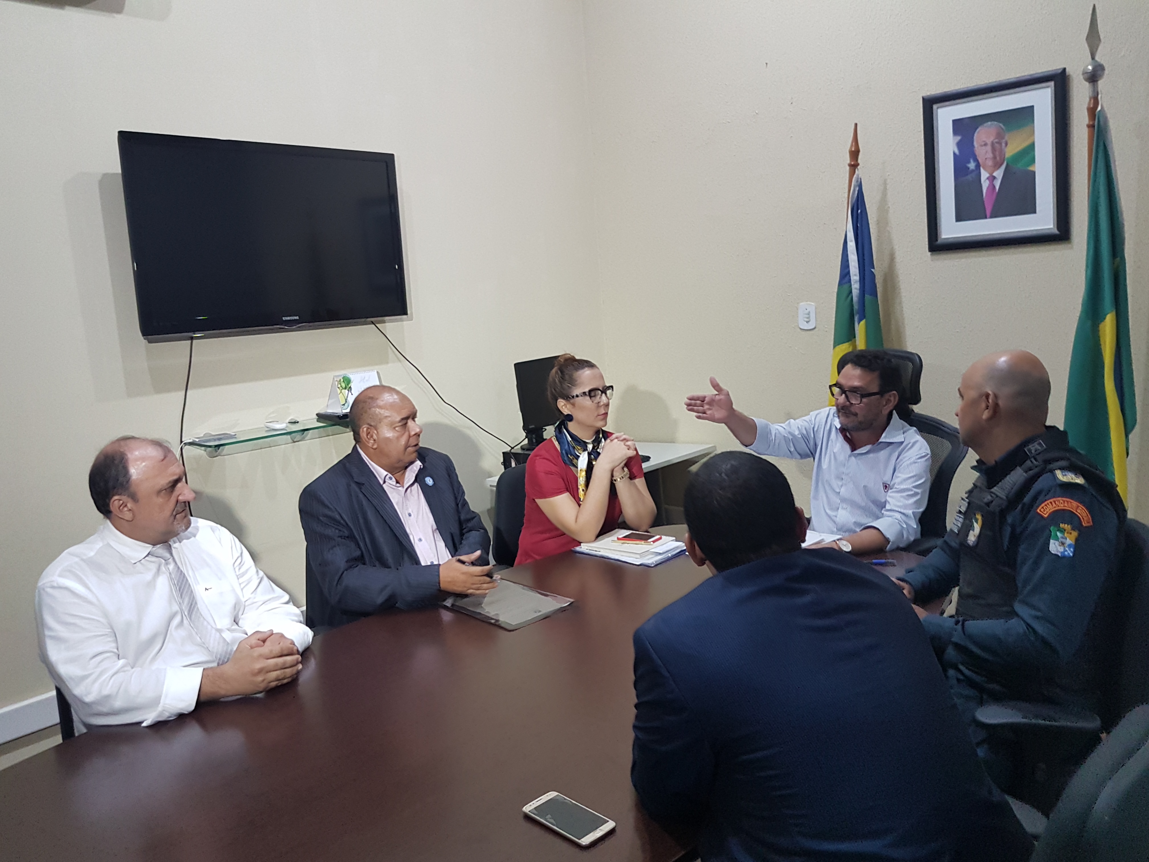 Membros da CPI da Saúde recebem apoio da SSP