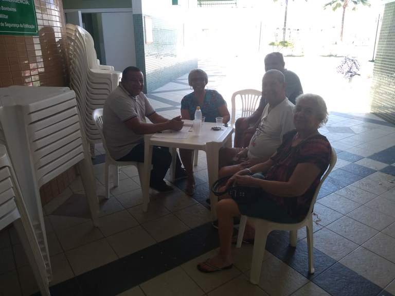 Membros do Fórum do Idoso de Salvador visitam Américo de Deus