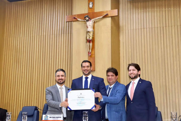 Miltinho Dantas destaca apoio da CBF ao Nordeste em discurso de homenagem a Samir Xaud