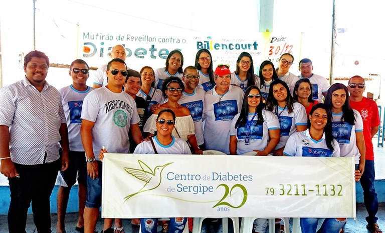 Mutirão de Réveillon contra o Diabetes movimenta comunidade da rua de São João