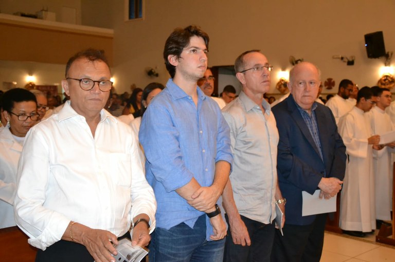 Nitinho acompanha Celebração Eucarística da Igreja do Loteamento Pau Ferro