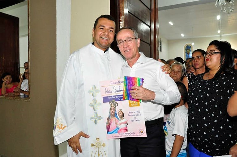 Presidente da CMA é homenageado na Paróquia Sagrada Família