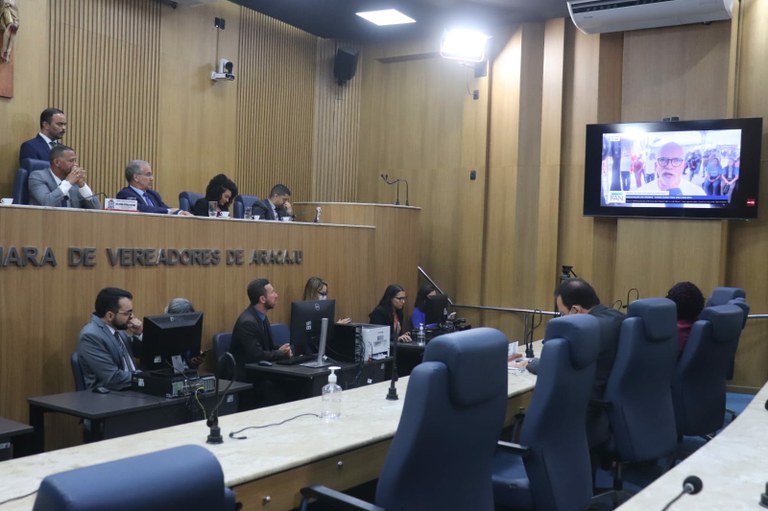 Novo limite entre Aracaju e São Cristóvão domina discursos do Grande Expediente na Câmara Municipal de Aracaju 