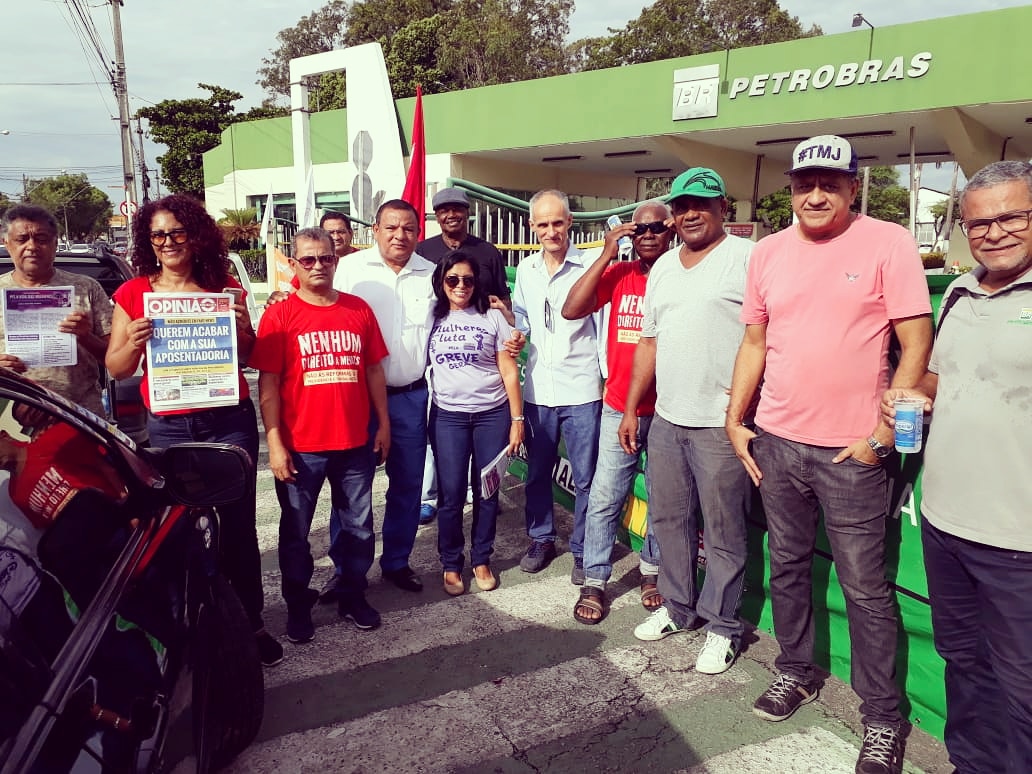 Américo de Deus participa de ato contra a Reforma da Previdência