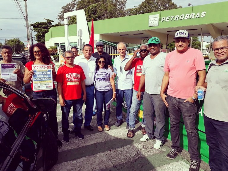 Américo de Deus participa de ato contra a Reforma da Previdência