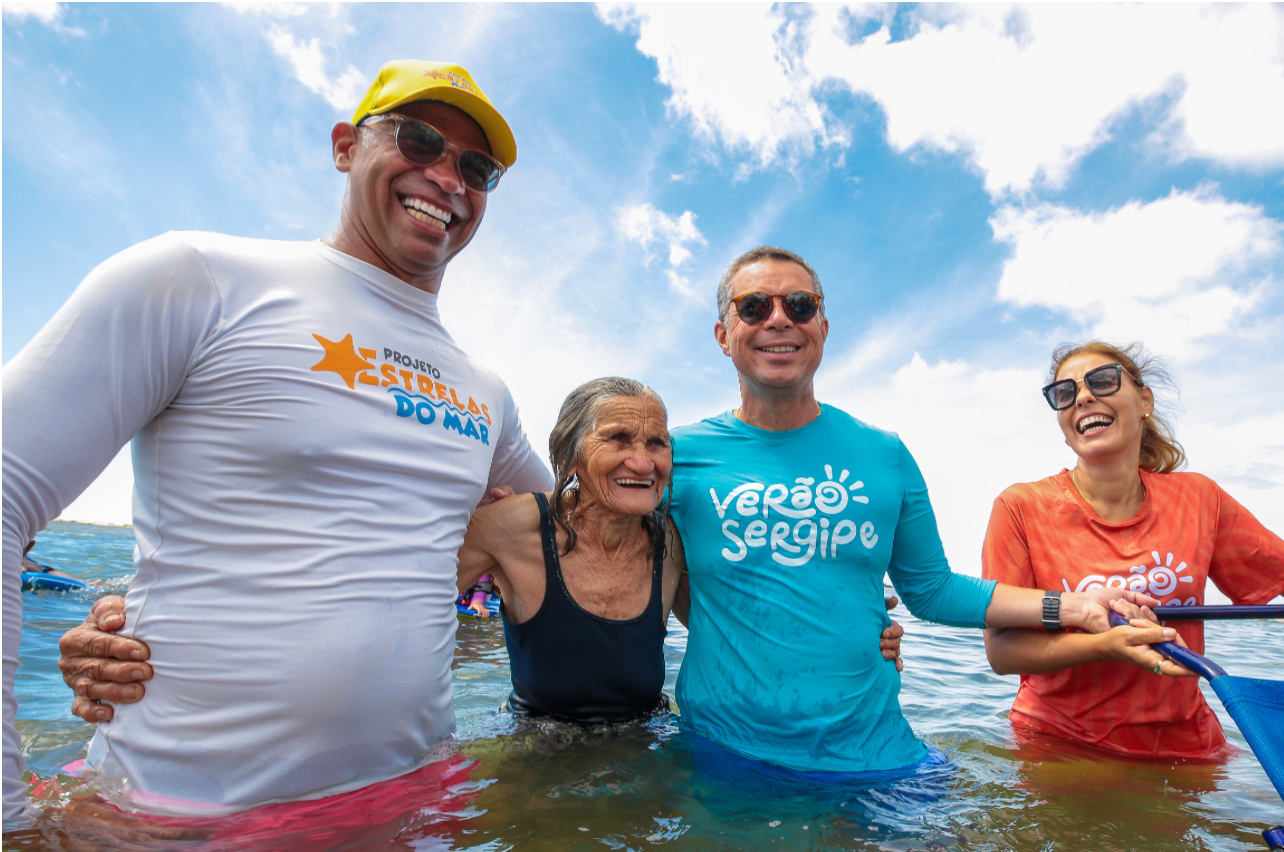 " O sentimento é de que estamos crescendo enquanto projeto, causa e cidadãos ", declara Sargento Byron em mais uma edição do banho de mar assistido no Verão Sergipe 2026