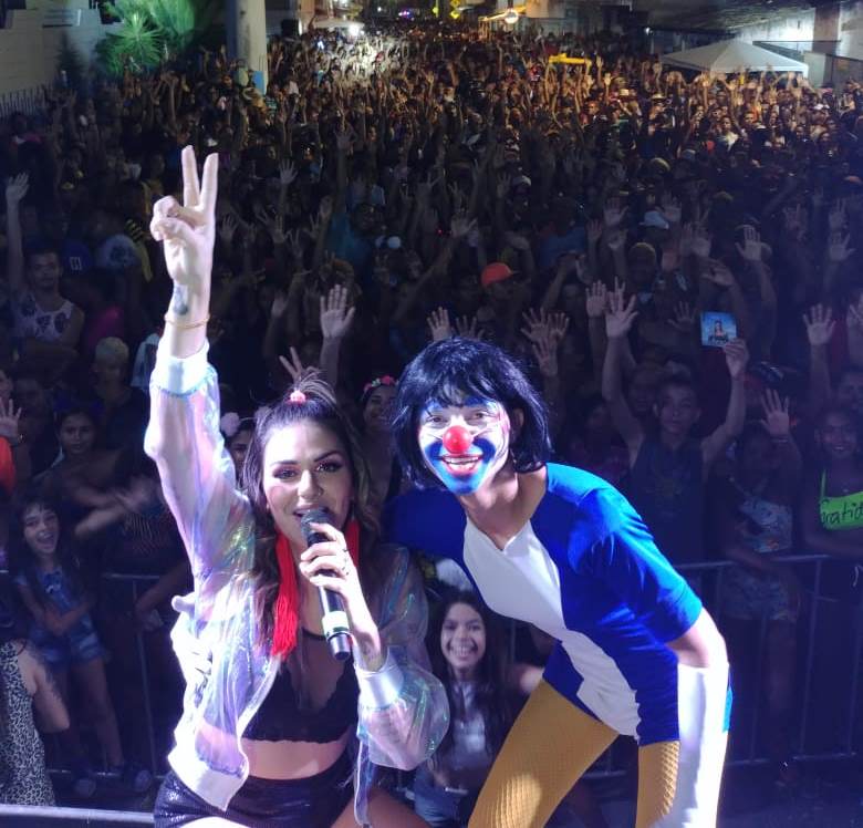 Palhaço Soneca festeja sucesso do carnaval 2019 no bairro São Carlos