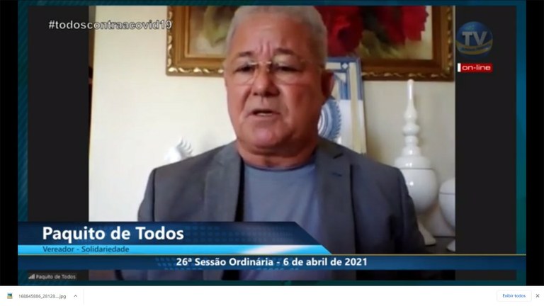 Paquito de Todos destaca ação de doação de cestas básicas 