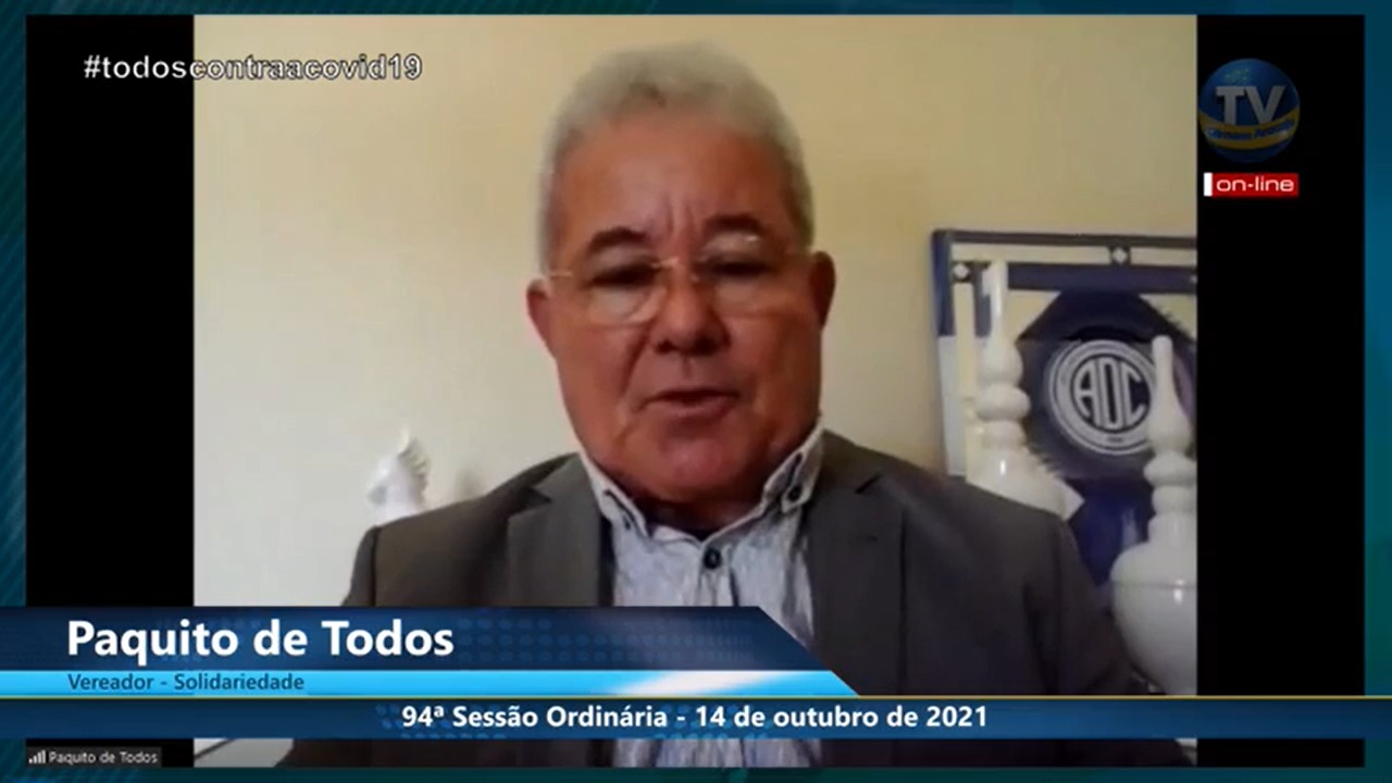 Paquito de Todos fala sobre audiências públicas do Plano Diretor