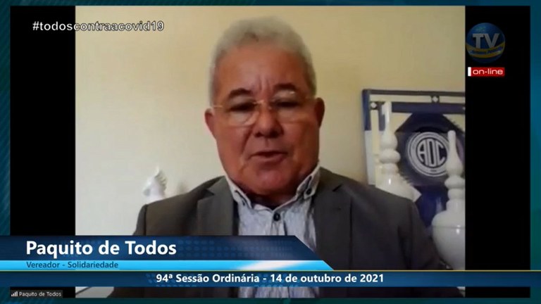 Paquito de Todos fala sobre audiências públicas do Plano Diretor