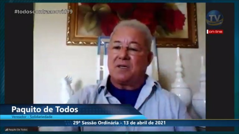 Paquito reconhece importância da solidariedade 