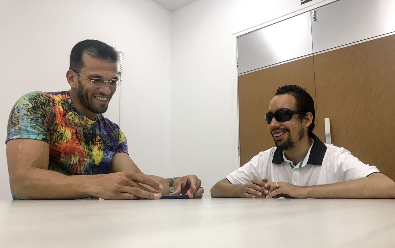 Paraciclista Ulisses Freitas faz visita ao vereador Lucas Aribé e pede apoio do Poder Público