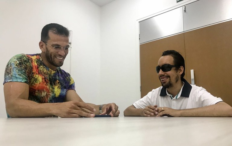 Paraciclista Ulisses Freitas faz visita ao vereador Lucas Aribé e pede apoio do Poder Público