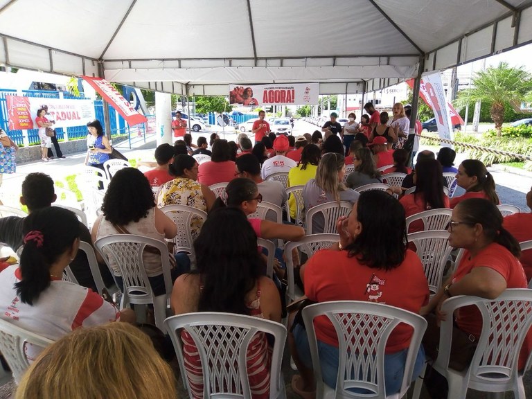 Paralisação do magistério estadual é apoiada pela vereadora Sonia Meire 