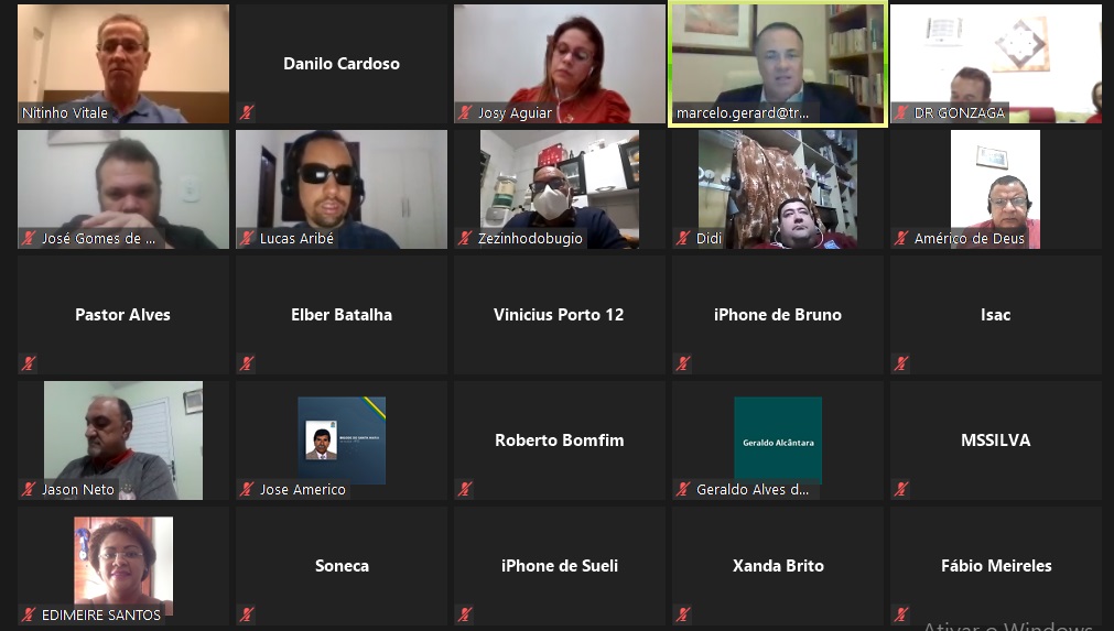 Parlamentares recebem orientações do TRE-SE sobre eleição 2020