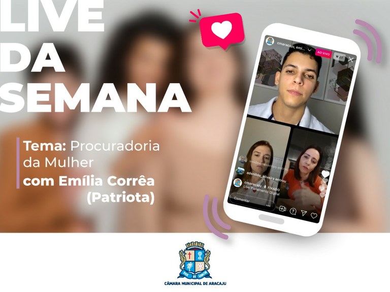 Em live da Câmara, Emília Corrêa fala sobre Procuradoria da Mulher e combate à violência doméstica