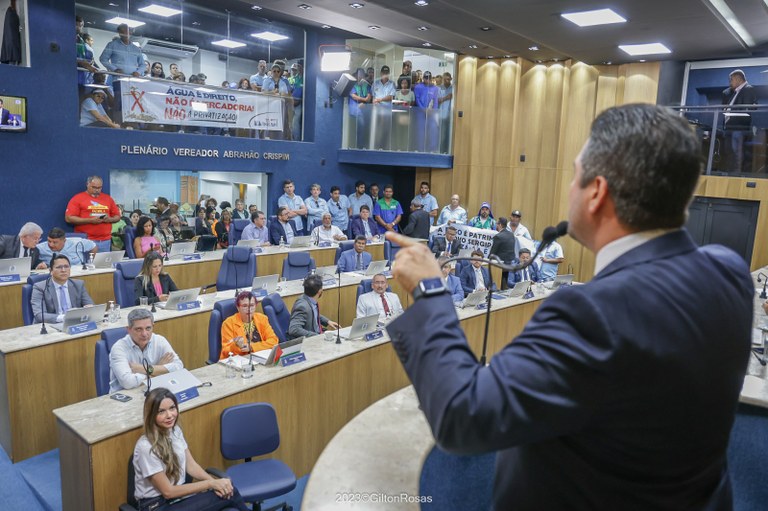 Pela primeira vez, Tribuna Livre se torna Sessão Especial para discutir contra a privatização da DESO