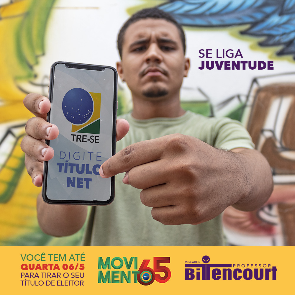 Professor Bittencourt lança campanha que estimula jovens a tirarem o primeiro título