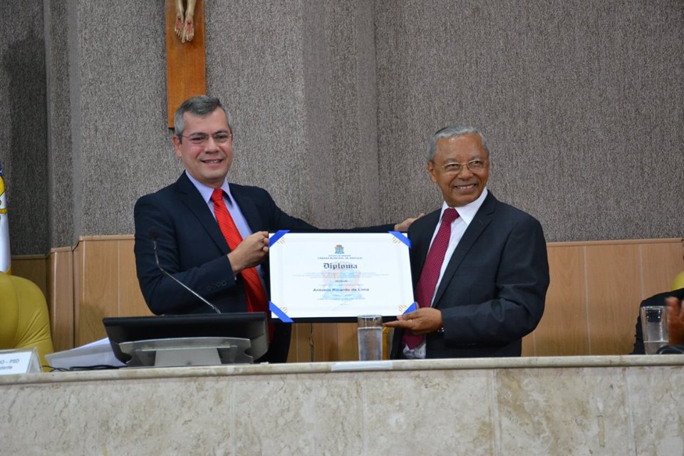 Ricardo de Lima do Conal é o mais novo cidadão aracajuano