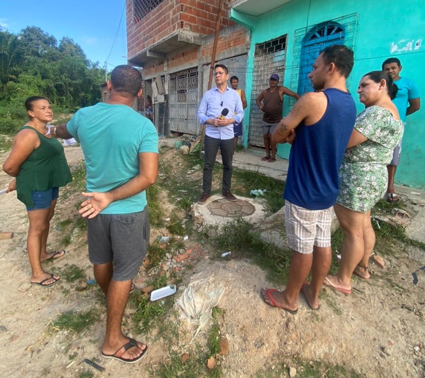 Ricardo Marques denuncia falta de planejamento e atraso em obra do Loteamento Copacabana, na Zona Norte de Aracaju