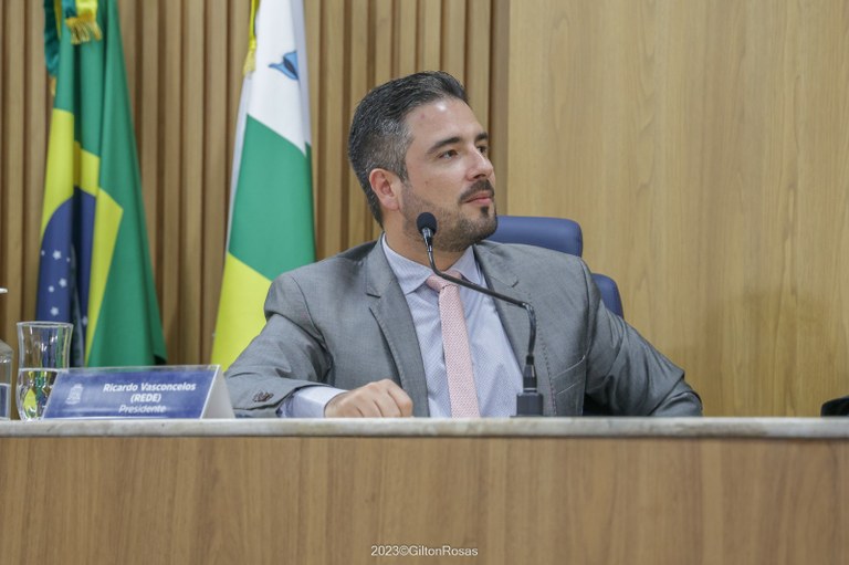 Ricardo Vasconcelos, presidente da CMA, realiza mensagem de final do ano à população, servidores e parlamentares