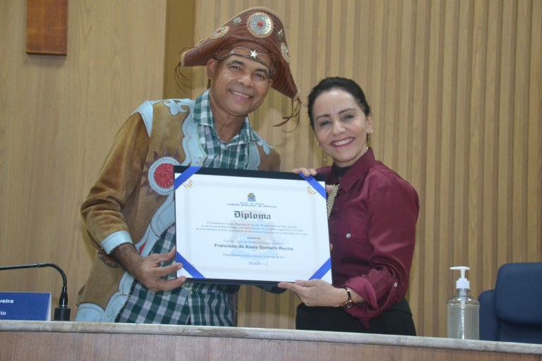 Santana Baião da Penha é o mais novo cidadão aracajuano