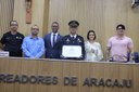Sargento Byron concede Título de Cidadão Aracajuano a Tiago Emanuel Sargento Byron concede Título de Cidadão Aracajuano a Tiago Emanuel