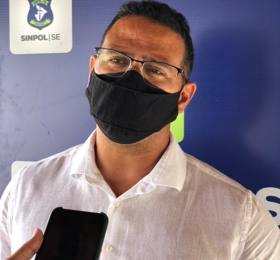 Sargento Byron participa de ato em defesa do adicional de periculosidade dos agentes de segurança de Sergipe