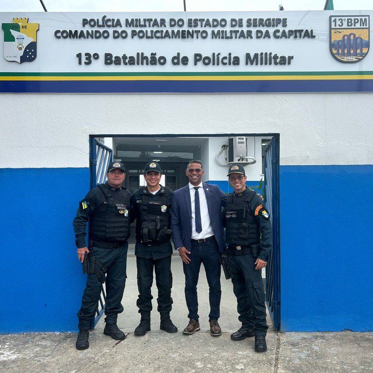 Sargento Byron prestigia inauguração do 13º Batalhão de Polícia Militar de Sergipe 