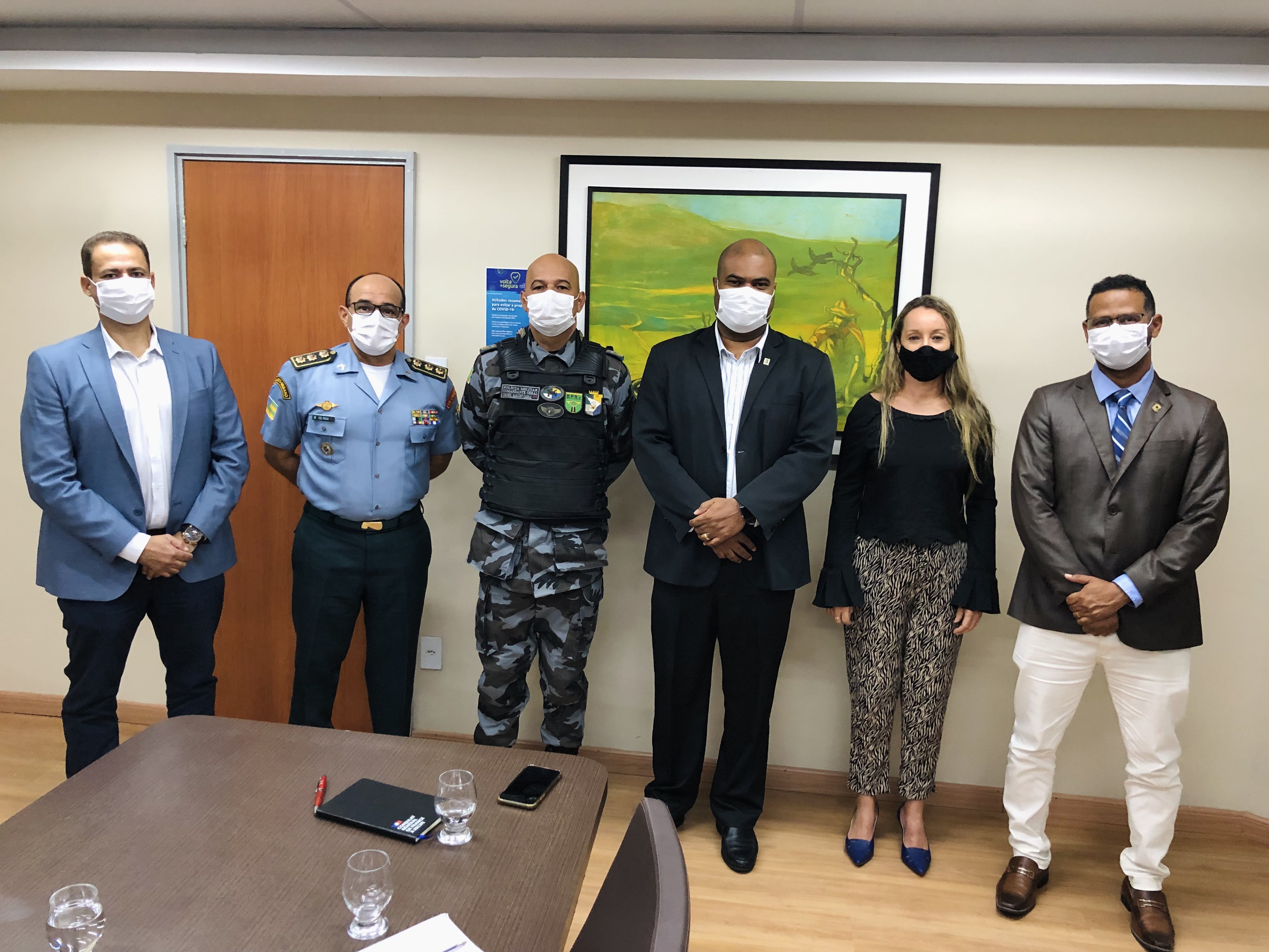 Sargento Byron reúne comando da Polícia Militar e Reitoria da UFS para discutir projetos sociais