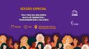Sessão especial “pela vida das mulheres” será realizada na câmara municipal de Aracaju
