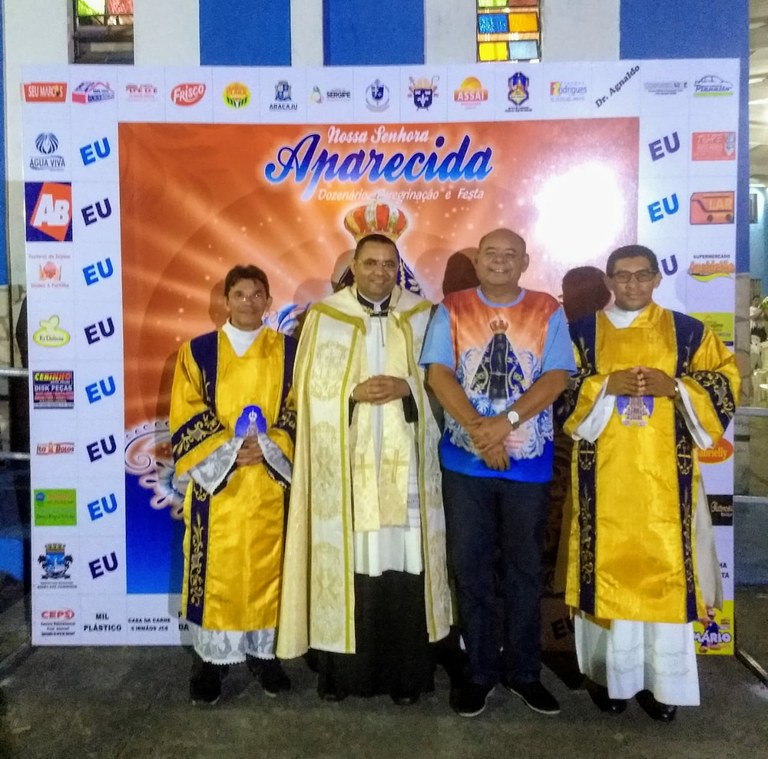 Seu Marcos convida a população para participar do dozenário em louvor à Nossa Senhora Aparecida, no Bugio